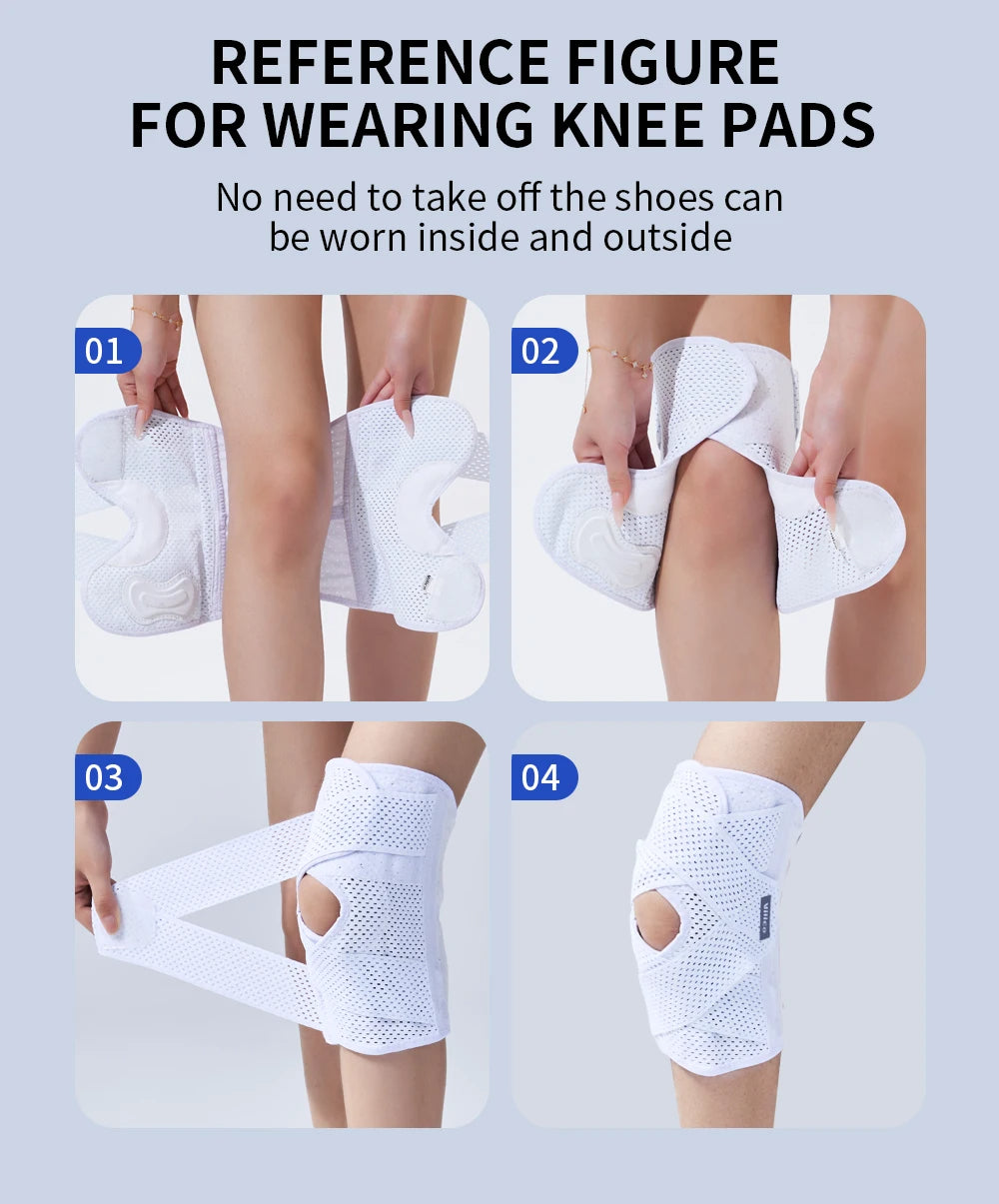 Pressurized Elastic Knee Brace – Adjustable Compression Support for Arthritis, Joint Pain & Sports Protection