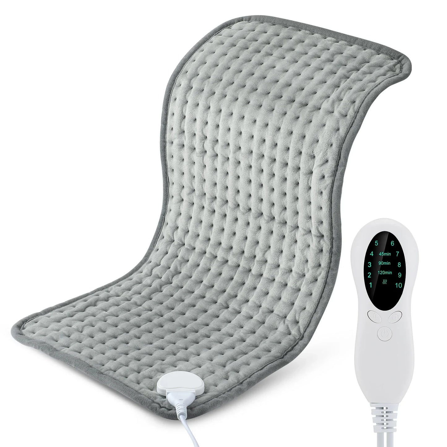 Electric Heating Pad – Adjustable Timing & Temperature Control for Home & Office Use