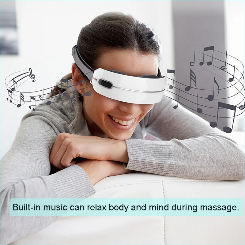 Electric Bluetooth Music Heated Rotating Kneading Eye Massager - HeabitLife