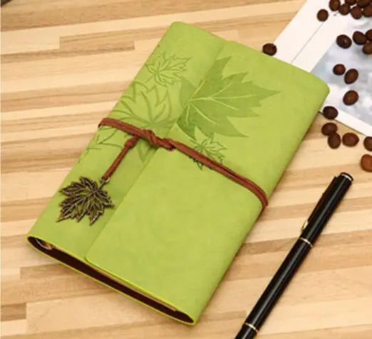 A5/A6/A7 PU Leather Vintage Travelers Notebook – Blank Kraft Journal - HeabitLife