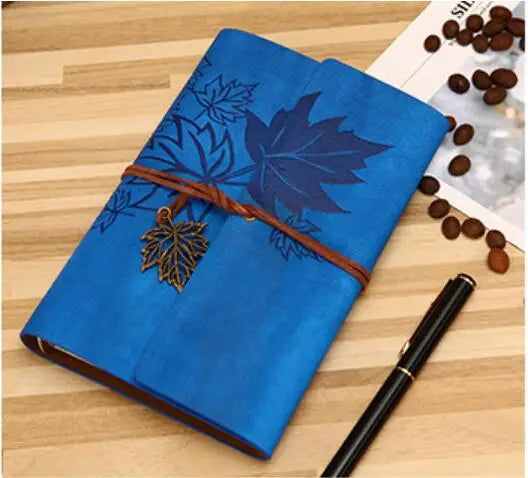 A5/A6/A7 PU Leather Vintage Travelers Notebook – Blank Kraft Journal - HeabitLife
