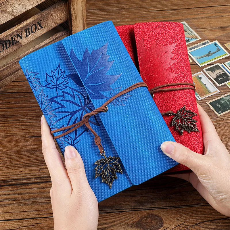 A5/A6/A7 PU Leather Vintage Travelers Notebook – Blank Kraft Journal - HeabitLife