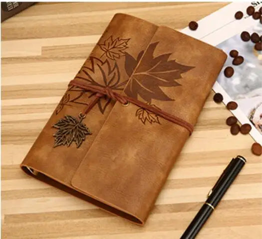 A5/A6/A7 PU Leather Vintage Travelers Notebook – Blank Kraft Journal - HeabitLife