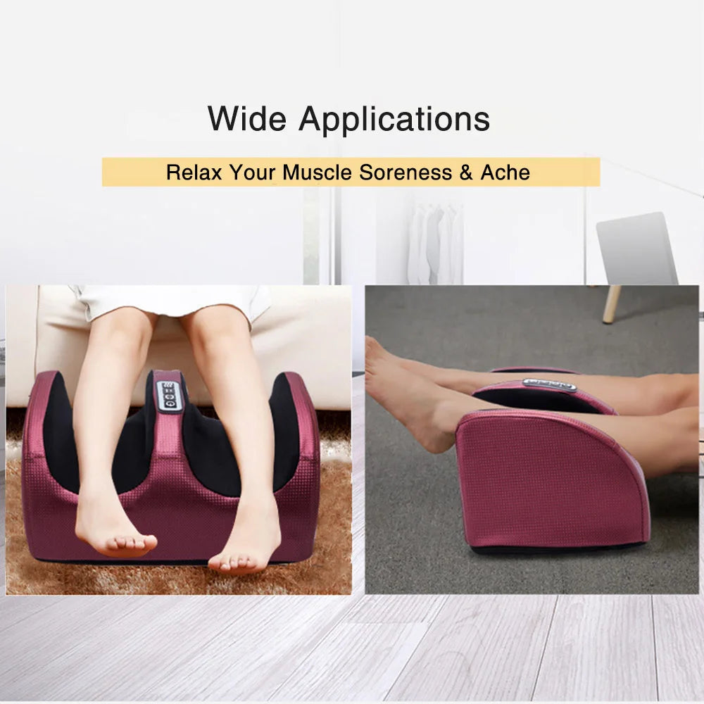 Electric 3D Kneading Hot Compress Shiatsu Foot Massager - HeabitLife