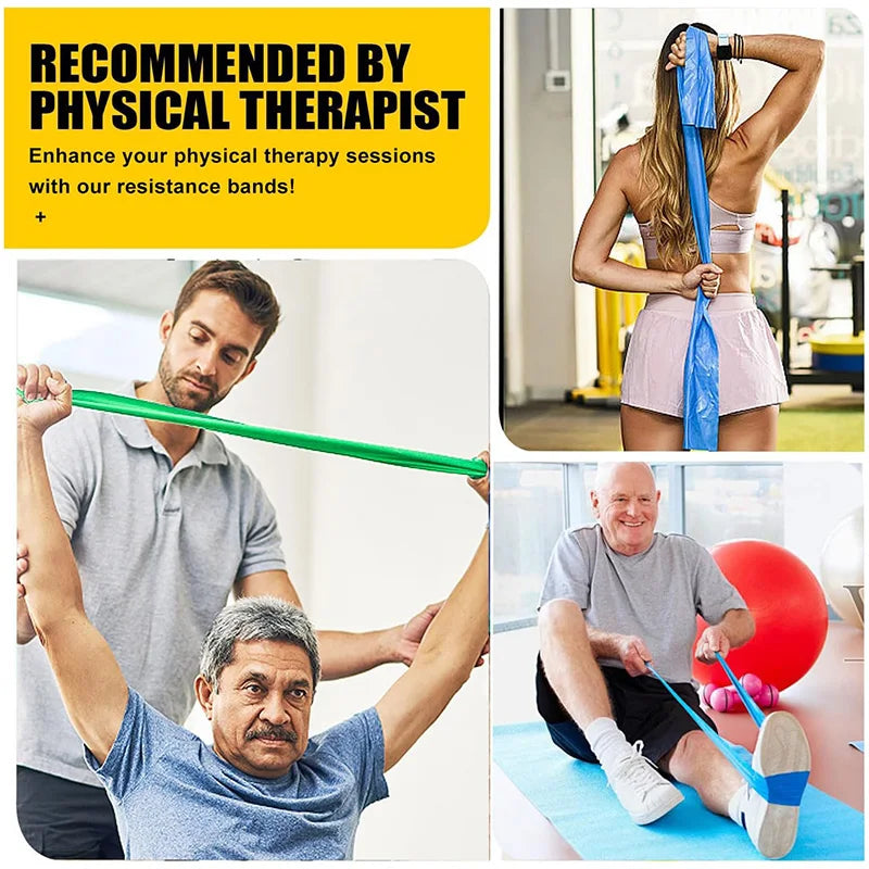 Exercise Resistance Bands Set – 4 Levels for Strength, Yoga, and Rehabilitation - HeabitLife