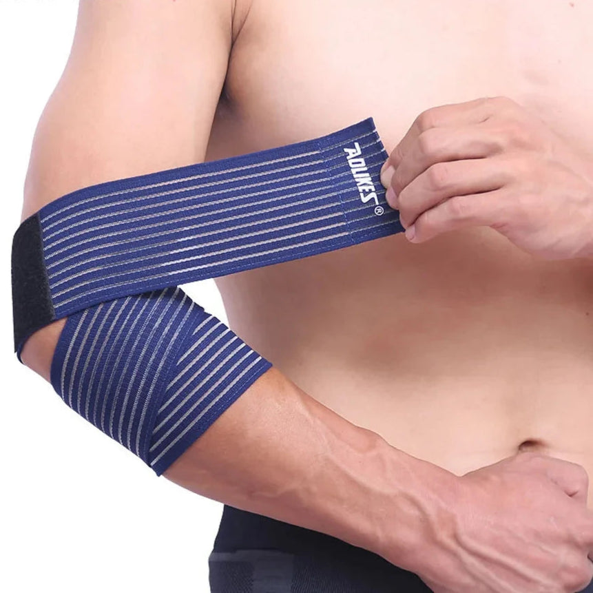 Elastic Compression Bandage – Adjustable Sports Support for Knee, Ankle, Elbow, and Wrist
