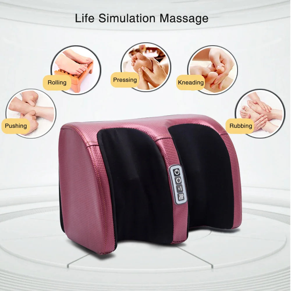 Electric 3D Kneading Hot Compress Shiatsu Foot Massager - HeabitLife
