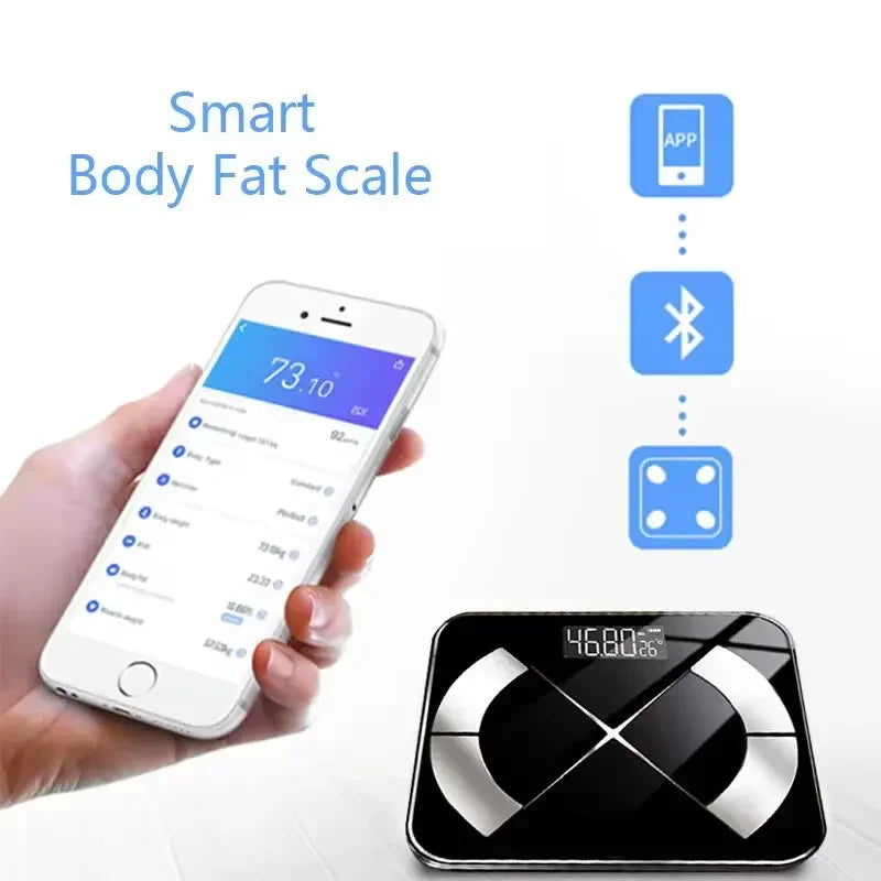 Smart Bluetooth Body Fat Scale – Accurate Weight & Body Composition Measurement