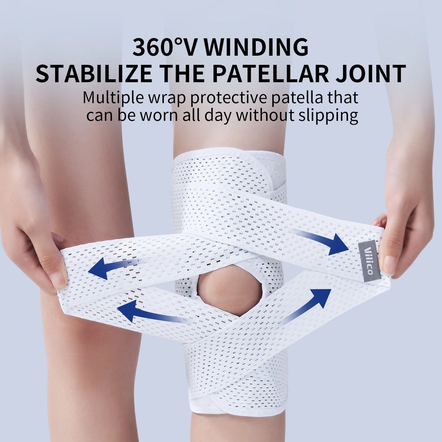 Pressurized Elastic Knee Brace – Adjustable Compression Support for Arthritis, Joint Pain & Sports Protection