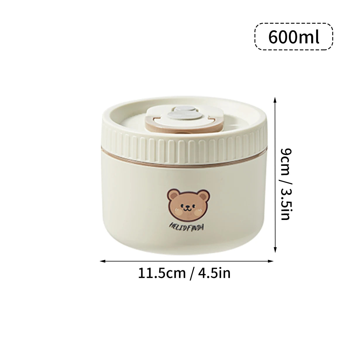 Stainless Steel Thermal Bento Lunch Box – Cute Insulated Food Container - HeabitLife