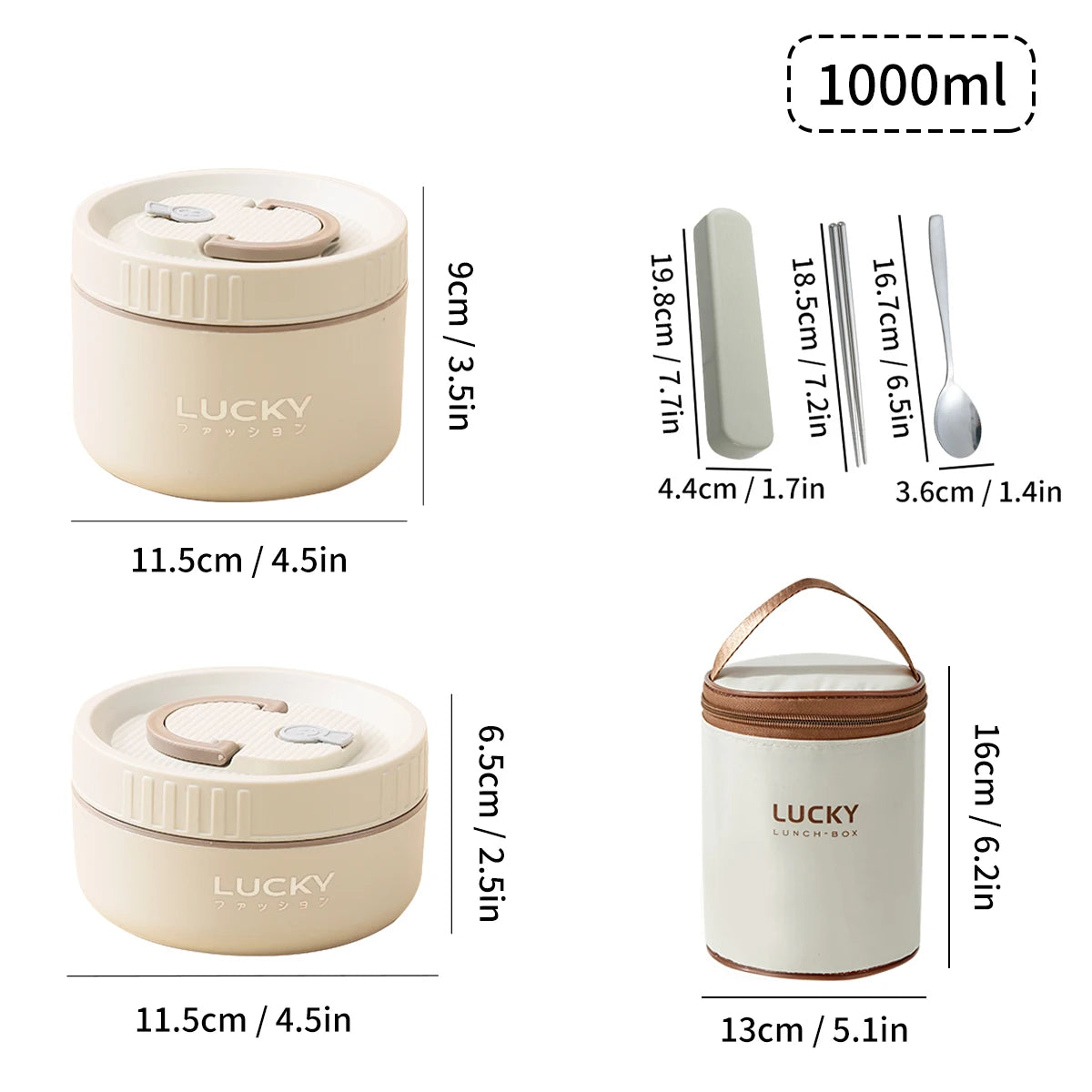 Insulated Bento Box with Thermal Bag – Sealed Food Container for Kids - HeabitLife