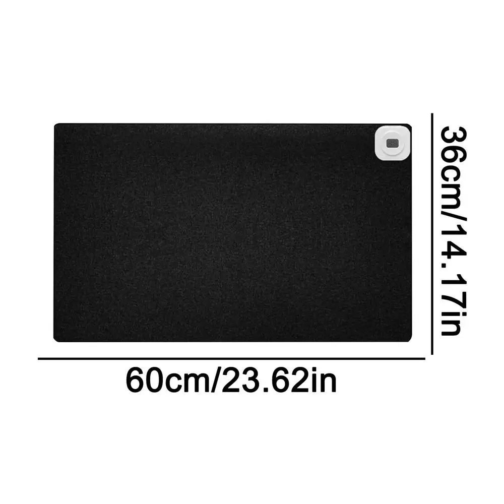 Electric Heated Desk Mat – Adjustable Temperature Heating Mat with Digital Display