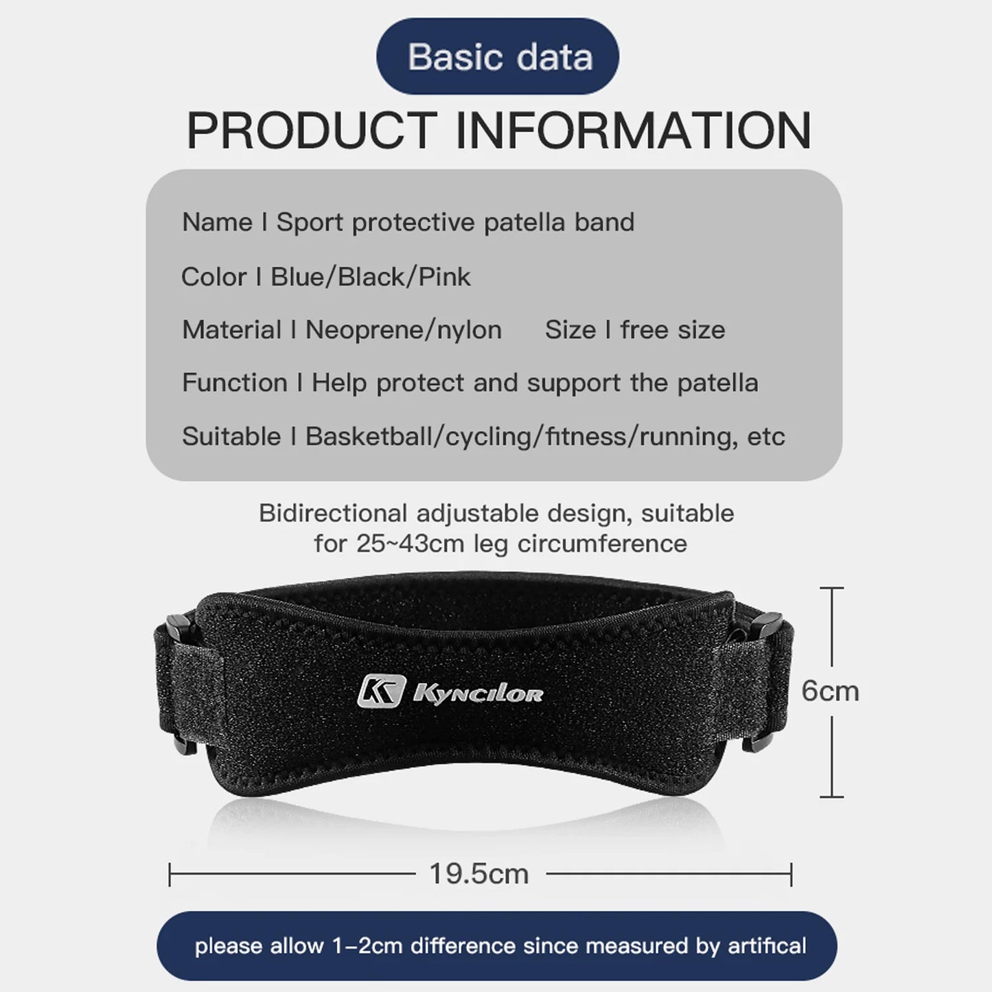 Premium Gym Knee Pads – High-Performance Nylon Knee Brace for Fitness, Running, Basketball & Volleyball
