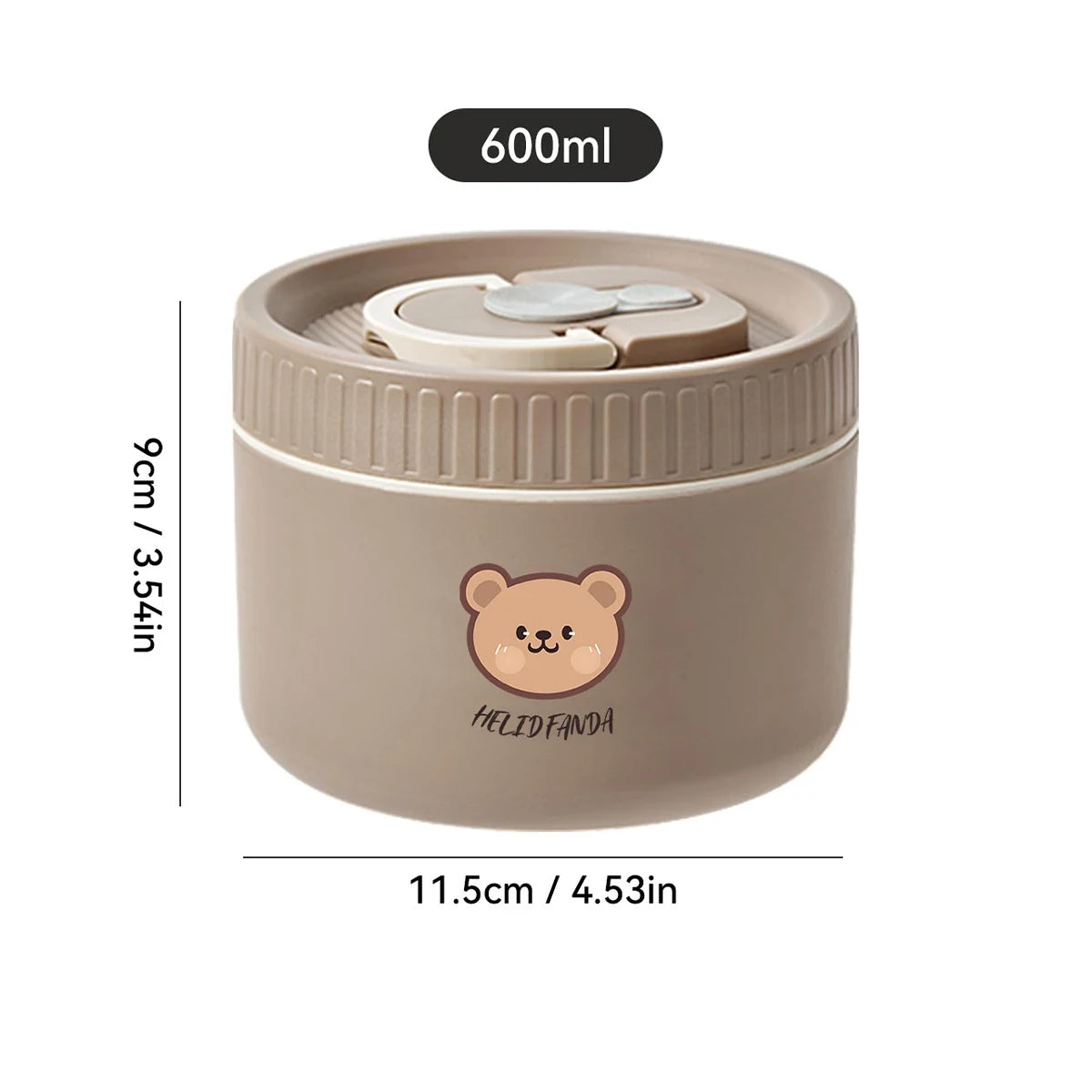 Stainless Steel Thermal Bento Lunch Box – Cute Insulated Food Container - HeabitLife
