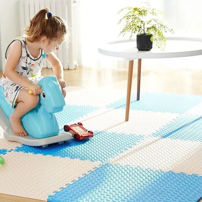 8-16pcs 10mm Thick EVA Foam Baby Puzzle Play Mat – Soft and Safe Floor Mat - HeabitLife