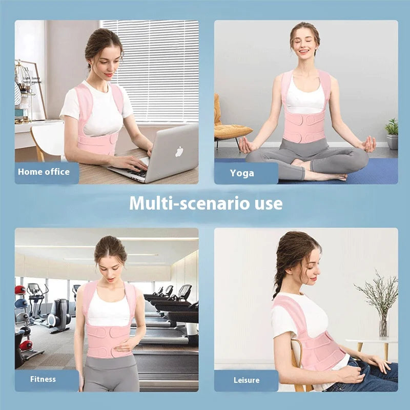 Adult Back Posture Corrector with Lumbar Pad Waist Support - HeabitLife