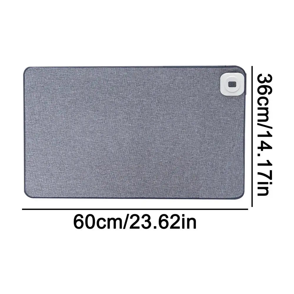Electric Heated Desk Mat – Adjustable Temperature Heating Mat with Digital Display