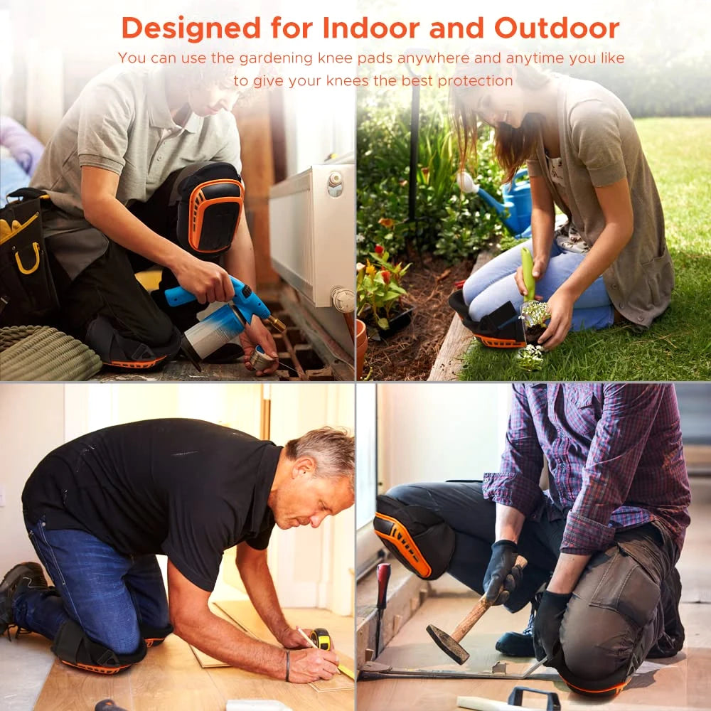 Heavy-Duty Construction Knee Pads – Professional Floor Work Protection
