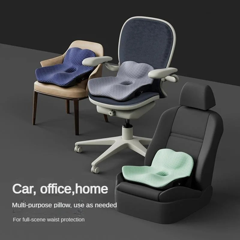 Memory Foam Seat Cushion for Tailbone & Hemorrhoid Relief - HeabitLife