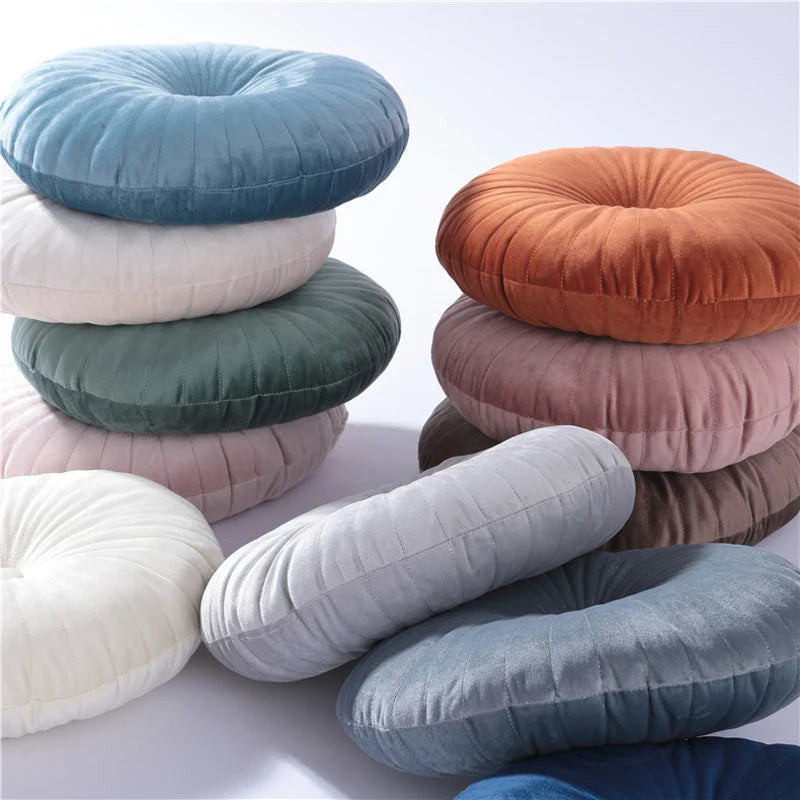 Soft Round Tatami Cushion for Yoga and Meditation - HeabitLife