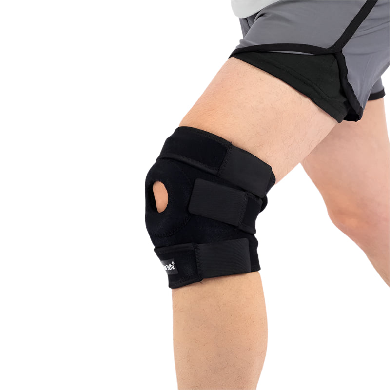 Advanced Breathable Four-Spring Knee Support Brace – Adjustable Patella Knee Pad for Enhanced Joint Stability & Injury Prevention