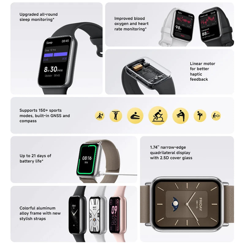 Xiaomi Smart Band 9 Pro – Health & Fitness Tracker - HeabitLife