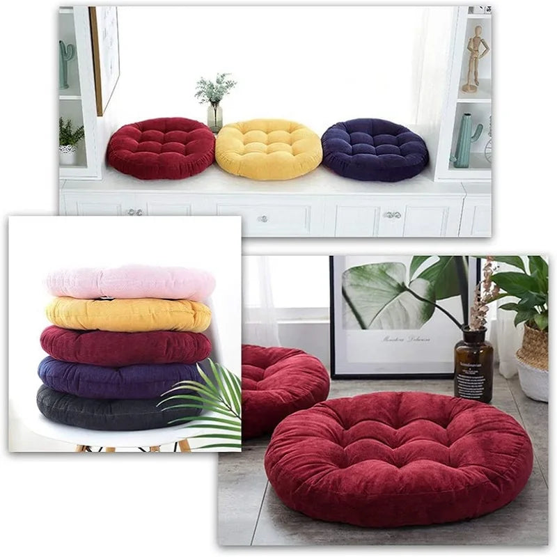 Meditation Yoga Round Floor Cushions - HeabitLife