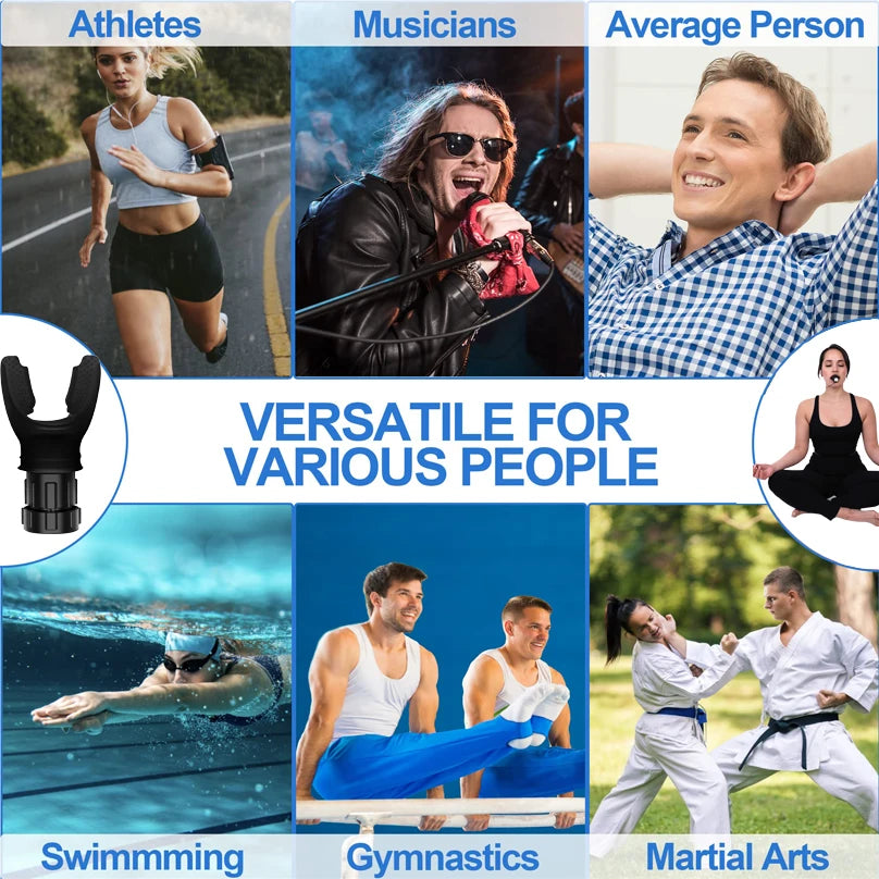 Breathing Trainer – Adjustable Lung Capacity Exerciser for Endurance & Respiratory Strength