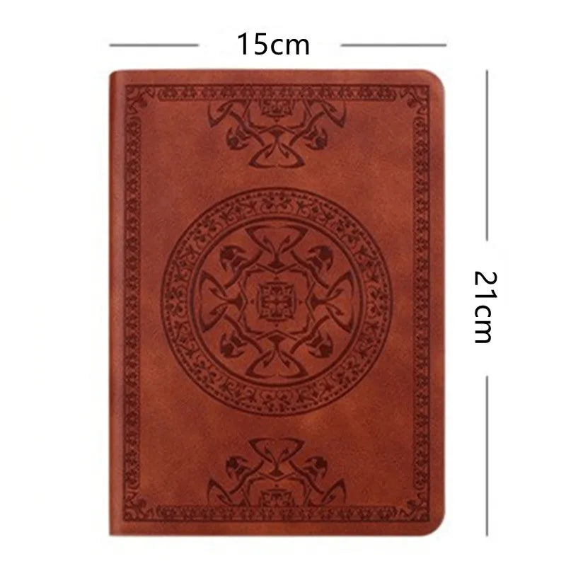A5 Vintage PU Leather Notebook – Thickened Diary and Office Ledger - HeabitLife