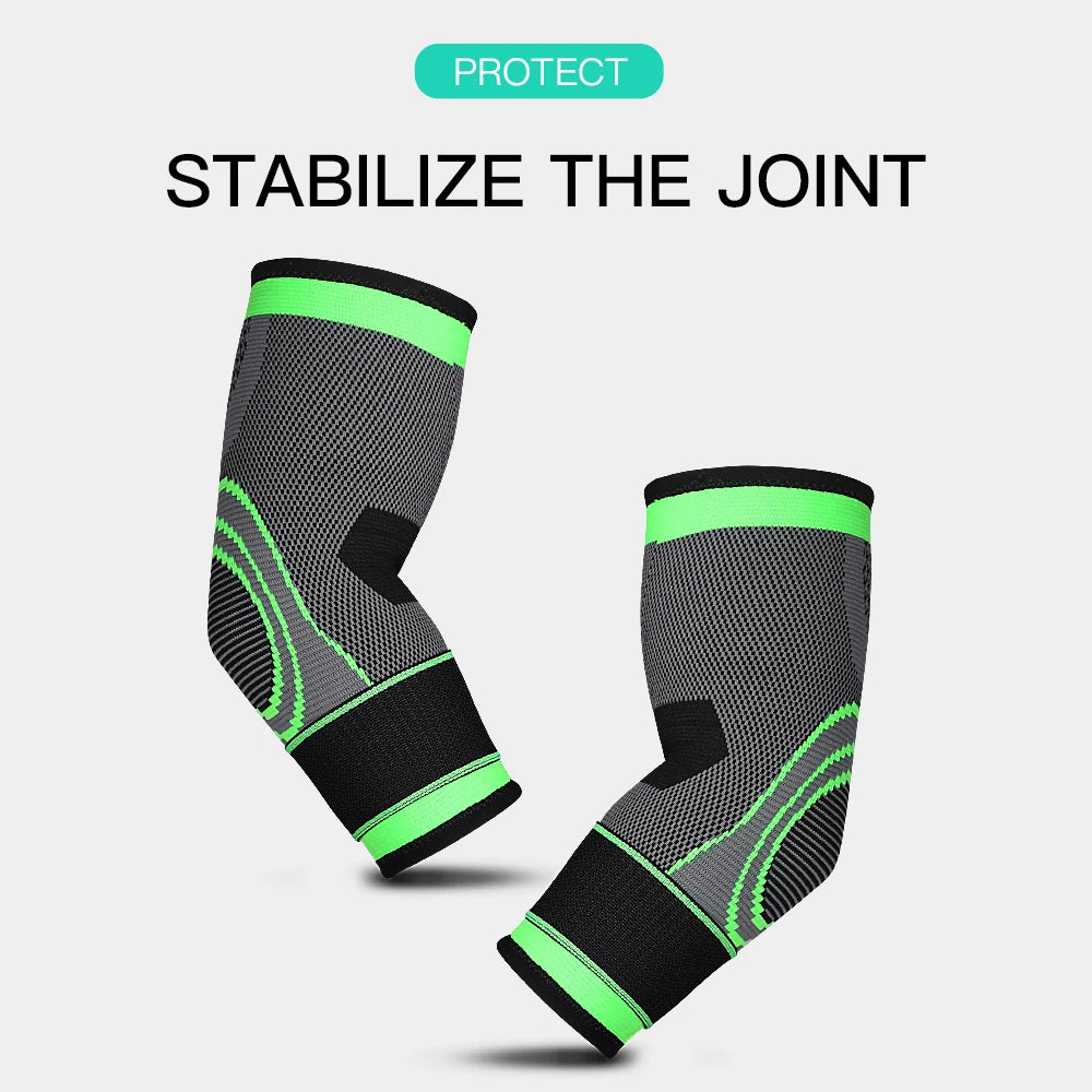Elastic Elbow Support – Sports Compression Sleeve for Gym, Basketball & Fitness
