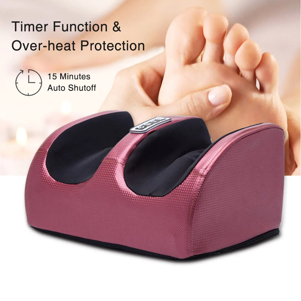 Electric 3D Kneading Hot Compress Shiatsu Foot Massager - HeabitLife
