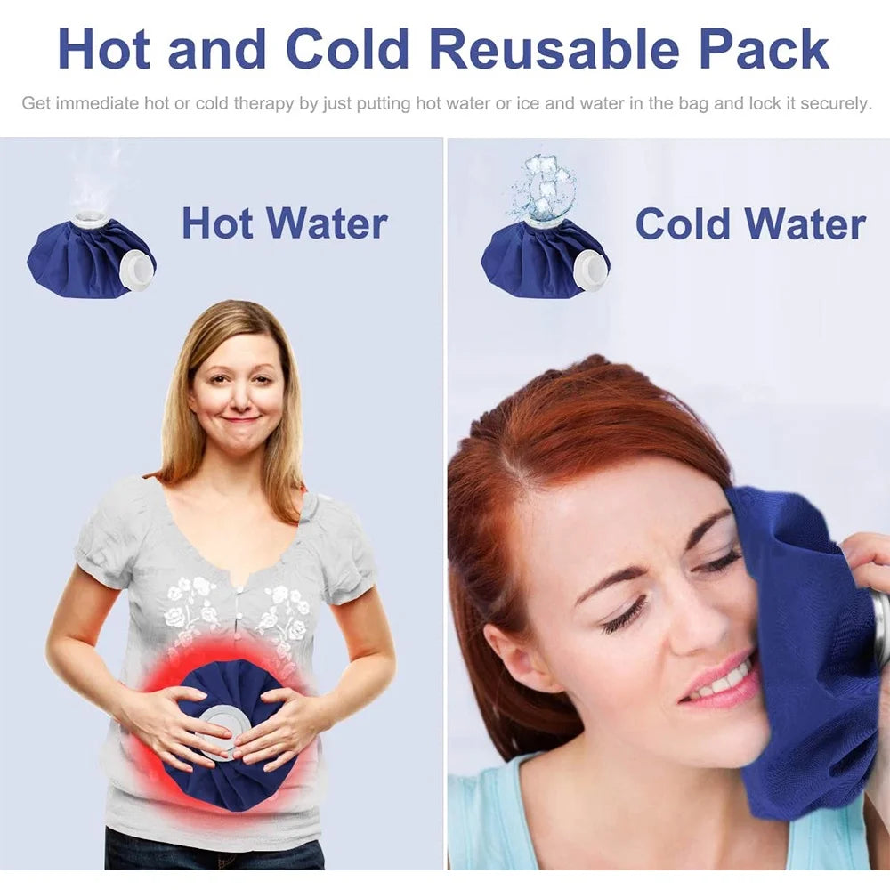 Professional Dual-Temperature Therapy Pack – Reusable Hot & Cold Ice Bag Bandage for Injury Relief