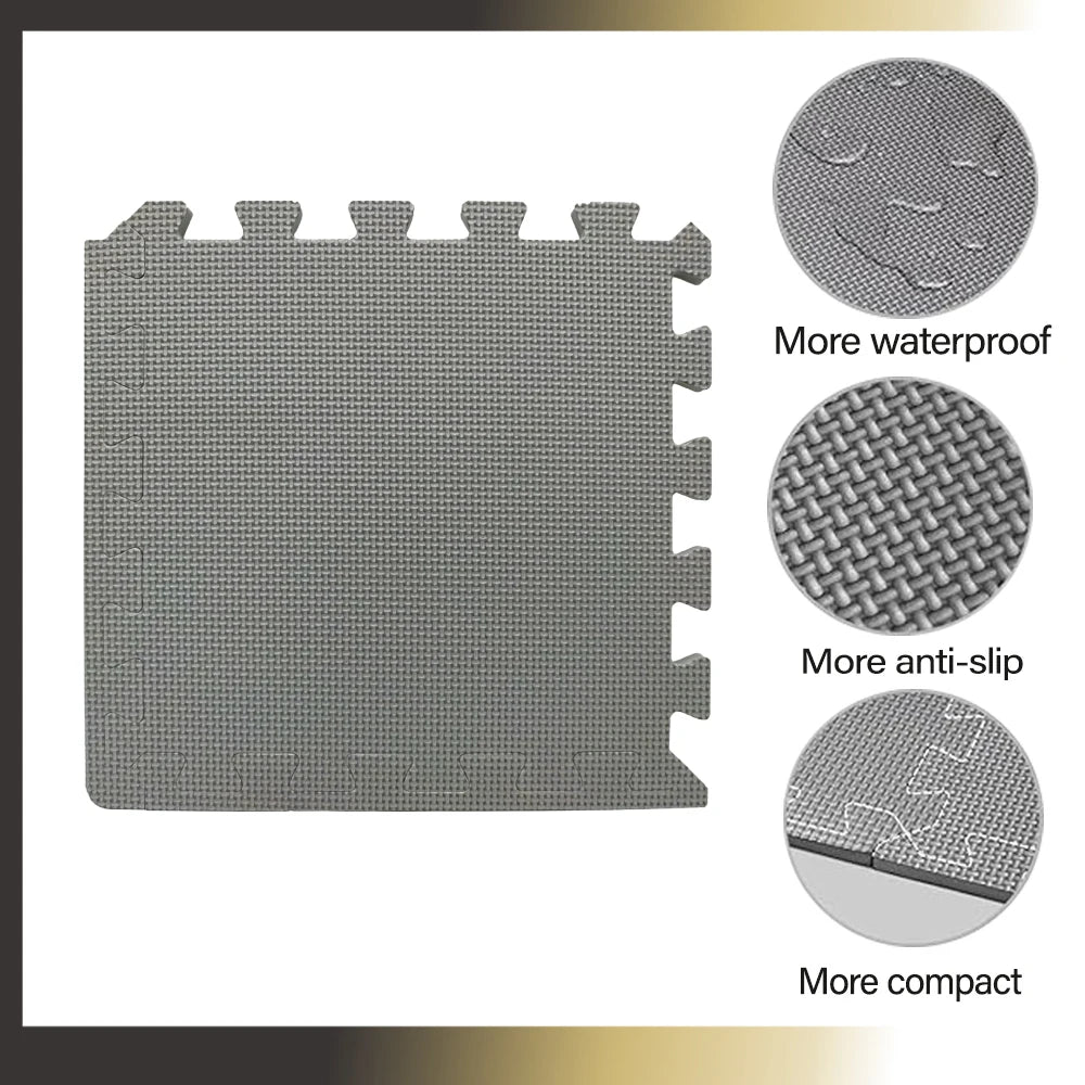 8/12/20pcs Non-Slip EVA Interlocking Foam Floor Mats – Gym & Play Protection - HeabitLife