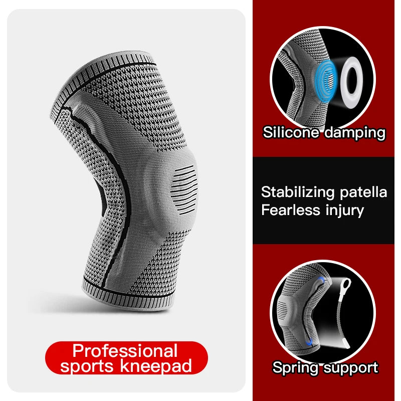 Silicone Knee Pad – Patellar & Meniscus Support for Sports & High-Impact Activities