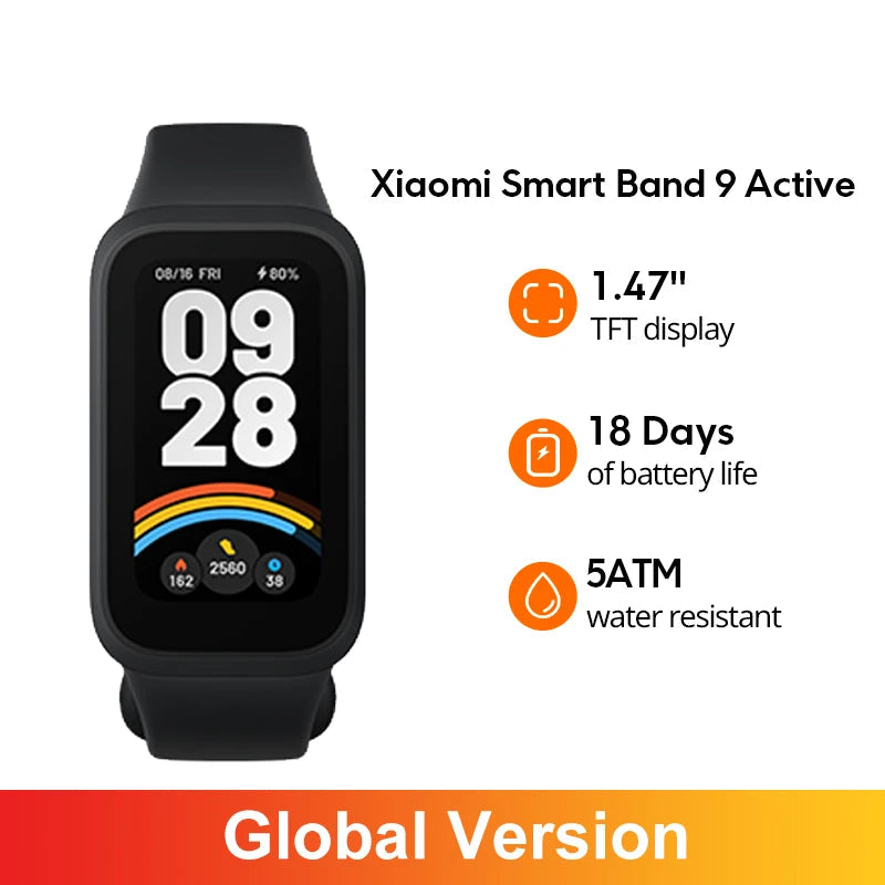 Xiaomi Smart Band 9 Active – Health & Fitness Tracker - HeabitLife