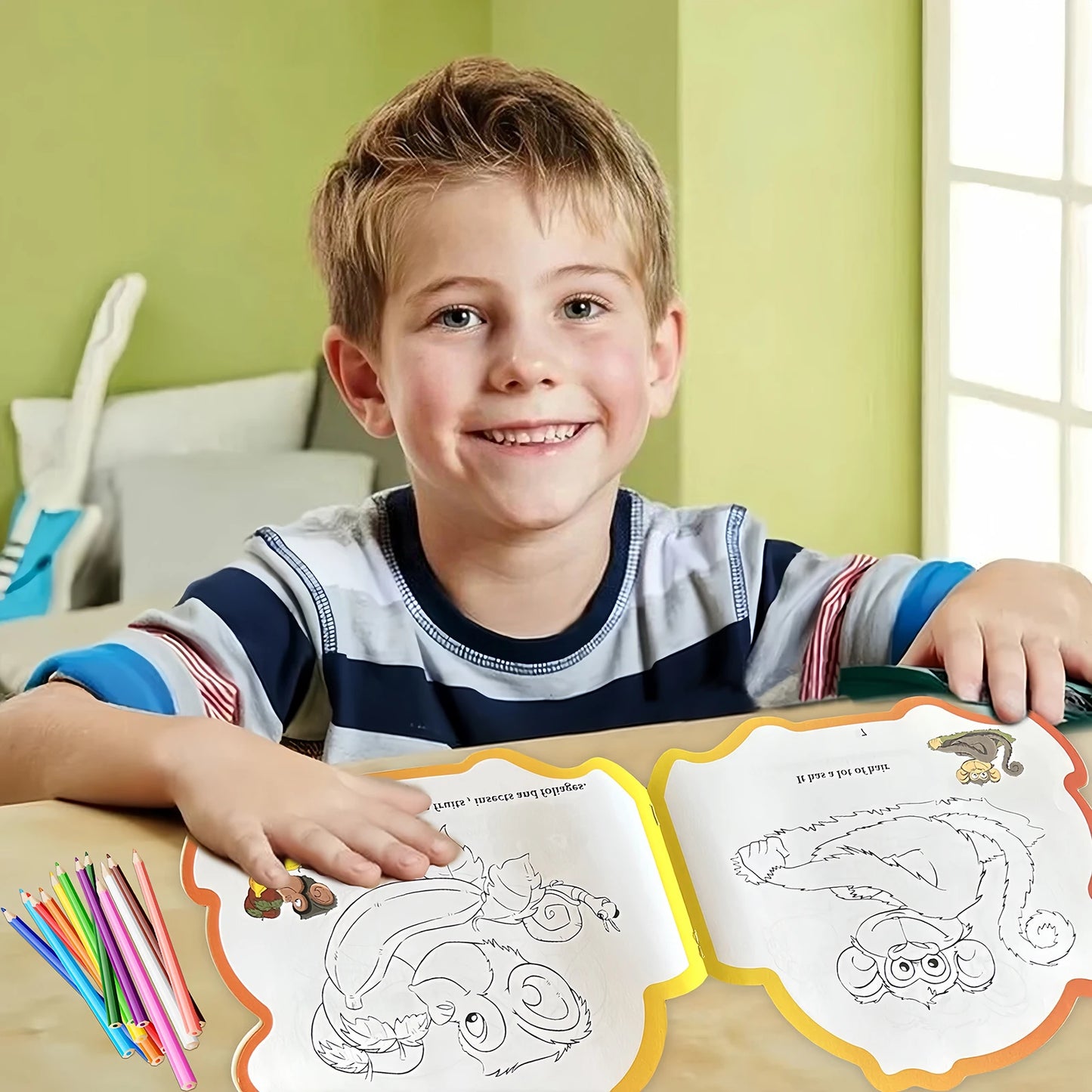 Children’s Coloring Book – Cute Animal Shapes for Ages 3-6 - HeabitLife