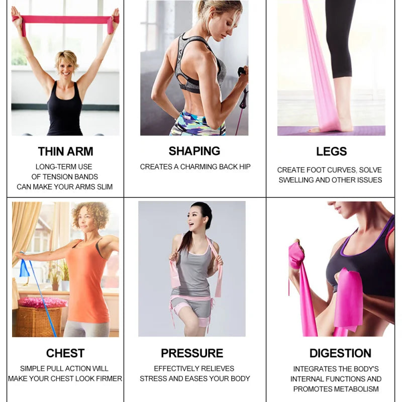 Elastic Resistance Band for Yoga and Fitness Training - HeabitLife