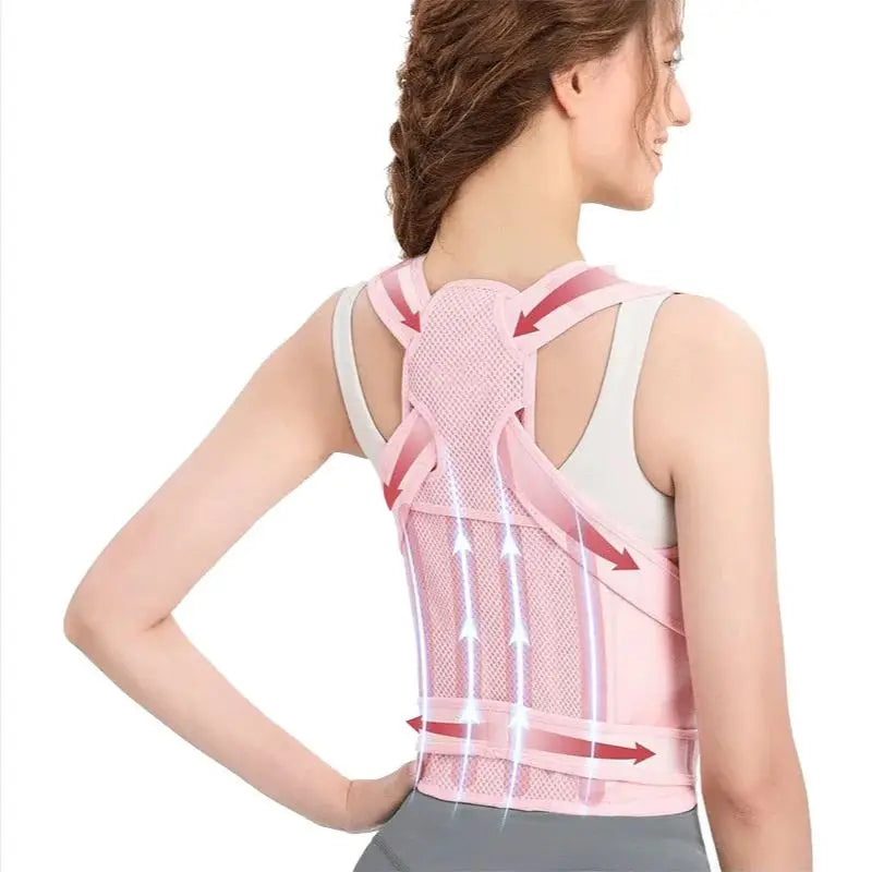 Adult Back Posture Corrector with Lumbar Pad Waist Support - HeabitLife