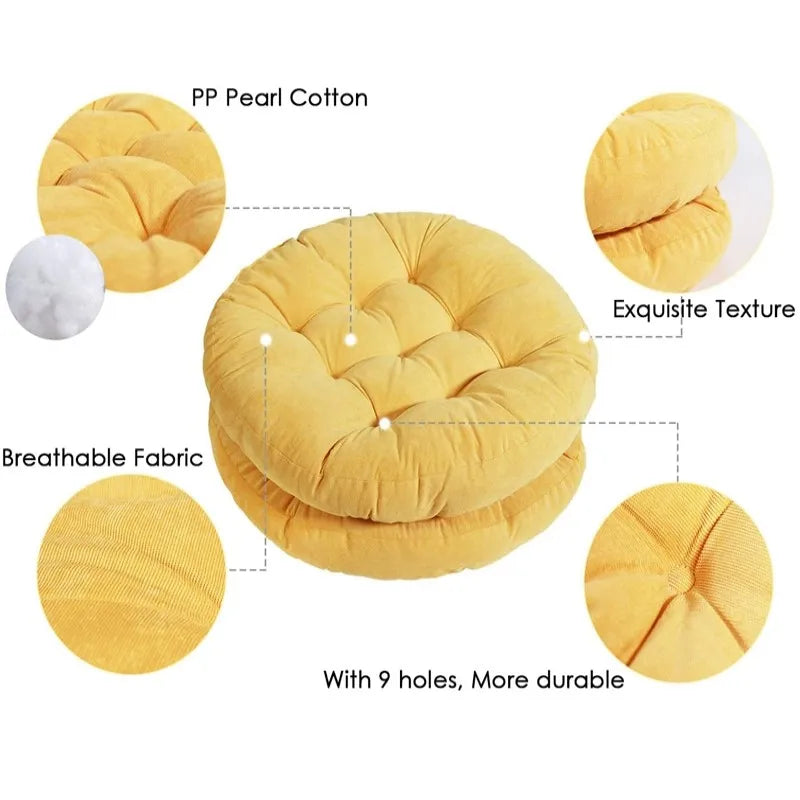 Meditation Yoga Round Floor Cushions - HeabitLife