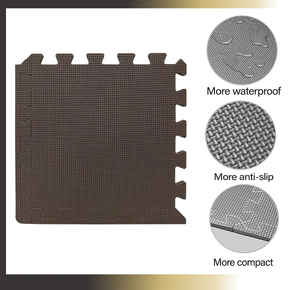 8/12/20pcs Non-Slip EVA Interlocking Foam Floor Mats – Gym & Play Protection - HeabitLife