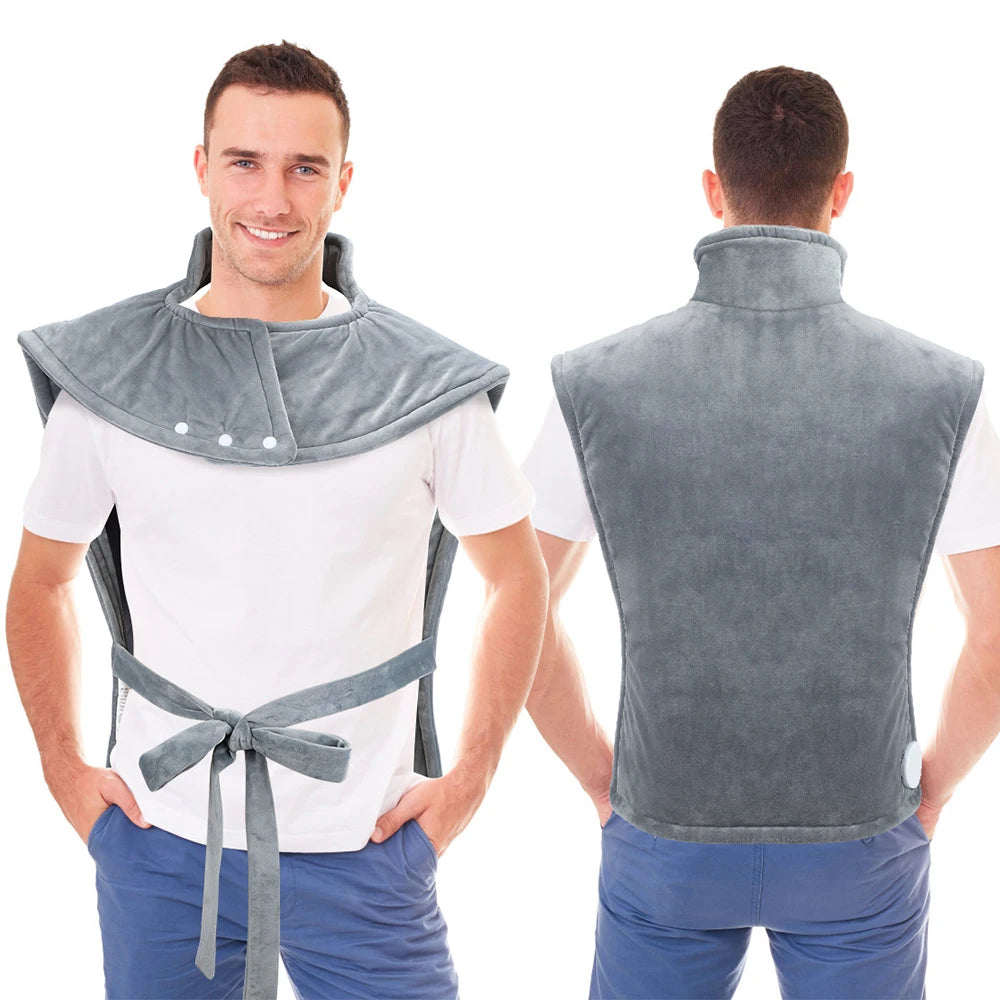 Electric Heated Shawl – Adjustable Heat Wrap for Neck, Back, and Legs - HeabitLife