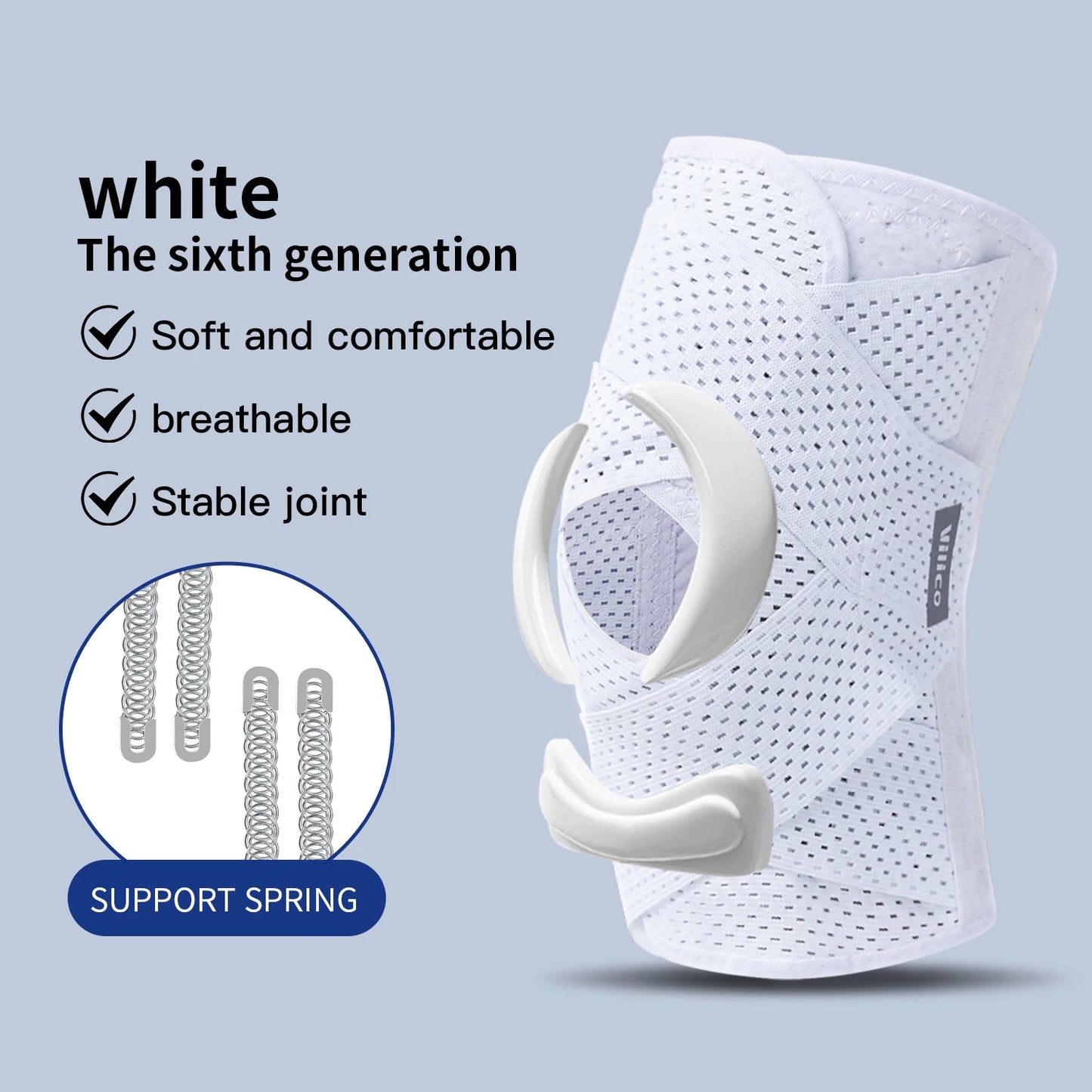 Pressurized Elastic Knee Brace – Adjustable Compression Support for Arthritis, Joint Pain & Sports Protection