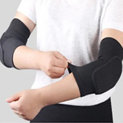 Elastic Elbow Pads – Thickened Sponge Protection for Basketball, Volleyball, Cycling & Fitness