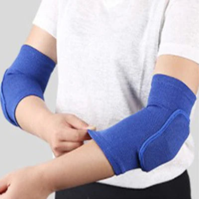 Elastic Elbow Pads – Thickened Sponge Protection for Basketball, Volleyball, Cycling & Fitness