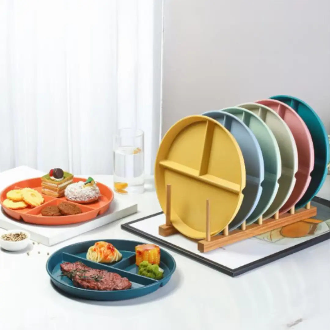 3 Compartments Diet Control Plate - HeabitLife