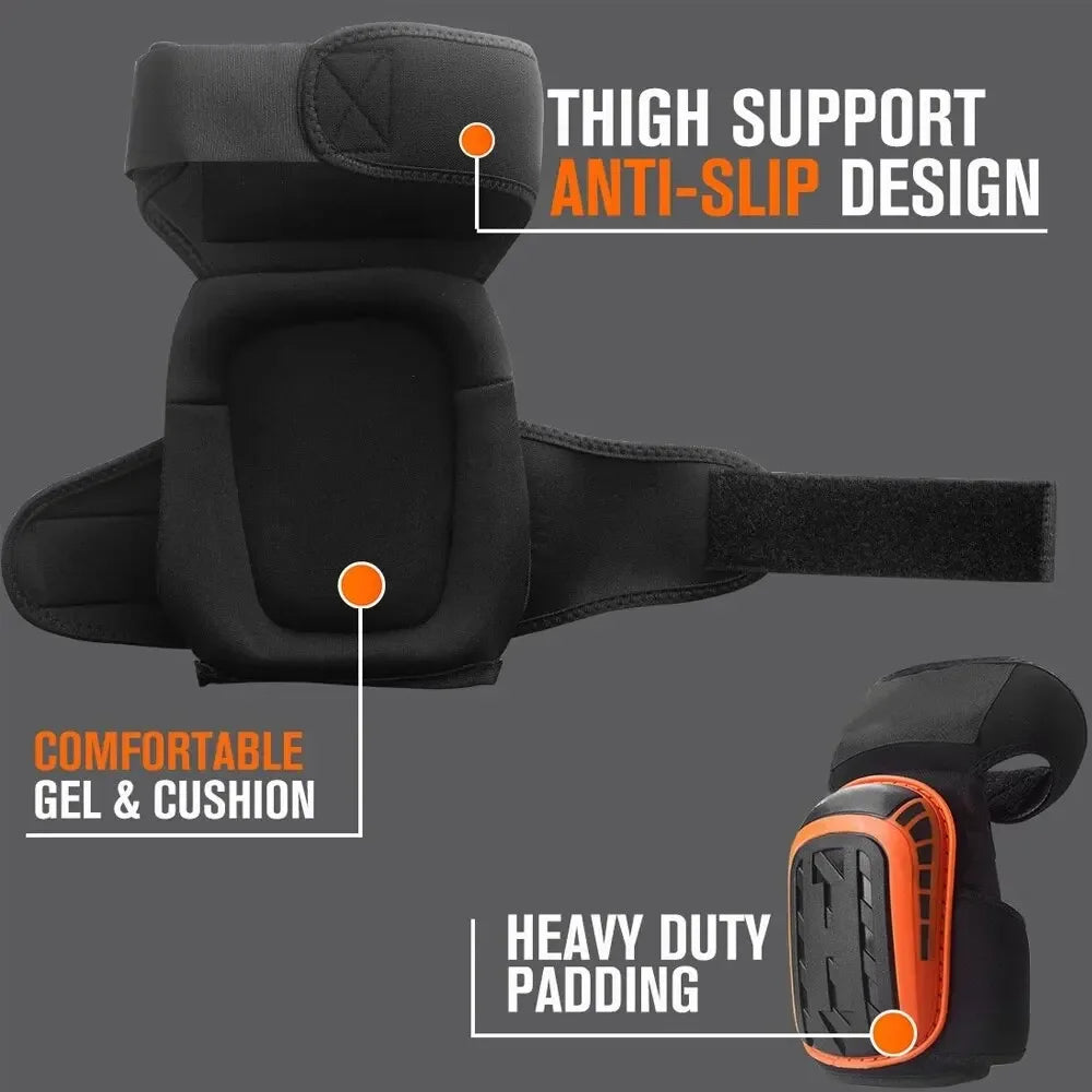 Heavy-Duty Construction Knee Pads – Professional Floor Work Protection
