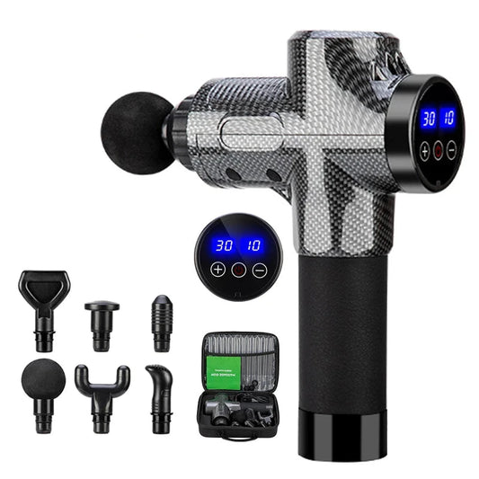 Advanced High-Frequency Muscle Massage Gun – 30-Speed Deep Tissue Recovery Device - HeabitLife
