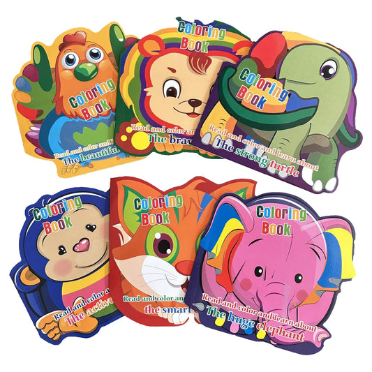 Children’s Coloring Book – Cute Animal Shapes for Ages 3-6 - HeabitLife