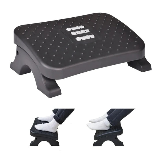 Ergonomic Under Desk Footrest with Massage Rollers - HeabitLife