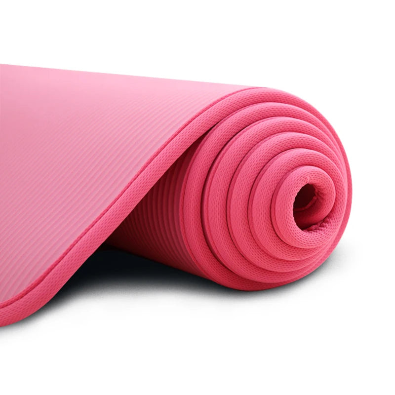 Extra Thick Non-Slip Yoga Mat with Bandage - 10MM